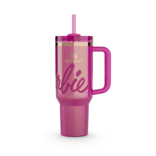 Lifestyn Pink Insulated Travel Tumbler with Handle & Straw