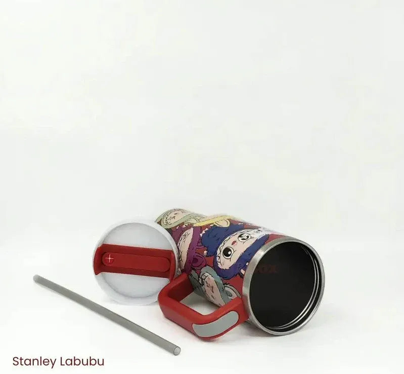 LifeStyn Labubu Character Insulated Tumbler - Blood Red