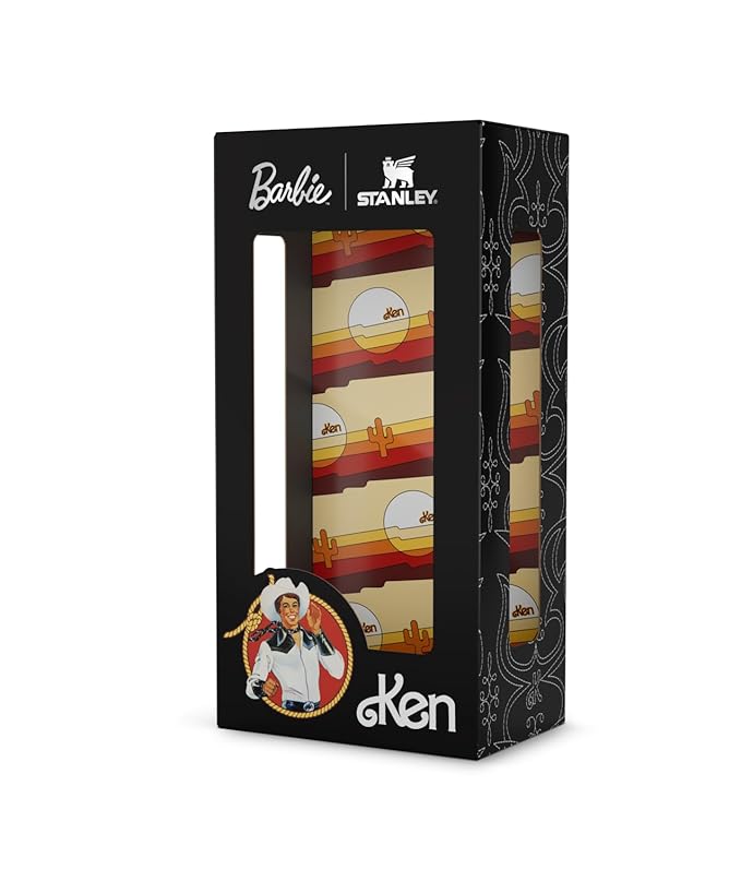 LifeStyn Barbie Ken Black Insulated Travel Tumbler - Limited Edition