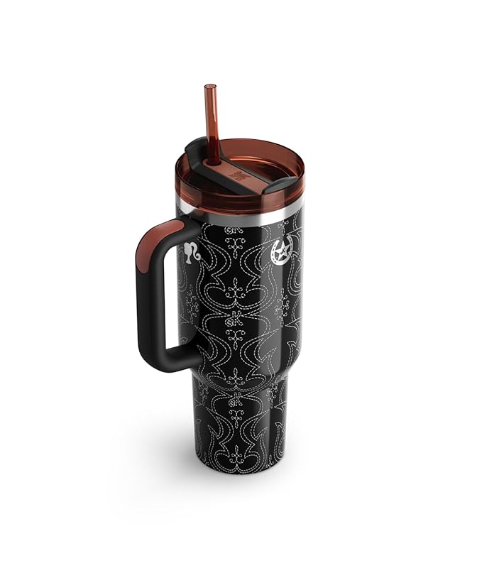 LifeStyn Barbie Ken Black Insulated Travel Tumbler - Limited Edition