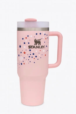 Lifestyn Star Print Insulated Travel Tumbler with Handle
