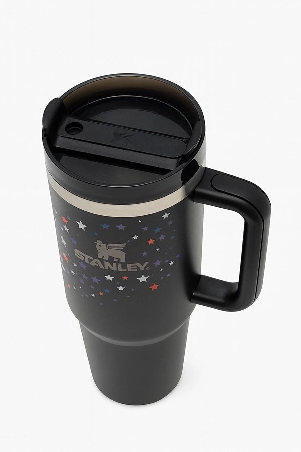 Lifestyn Midnight Star Insulated Travel Tumbler with Handle