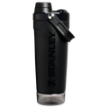 LifeStyn Active Vacuum Insulated Shaker Bottle with Storage Base – Midnight Black