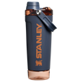 LifeStyn Active Vacuum Insulated Shaker Bottle with Storage Base – Twilight Blue