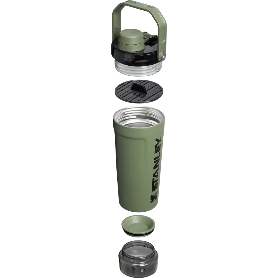 LifeStyn Active Vacuum Insulated Shaker Bottle – Dried Pine