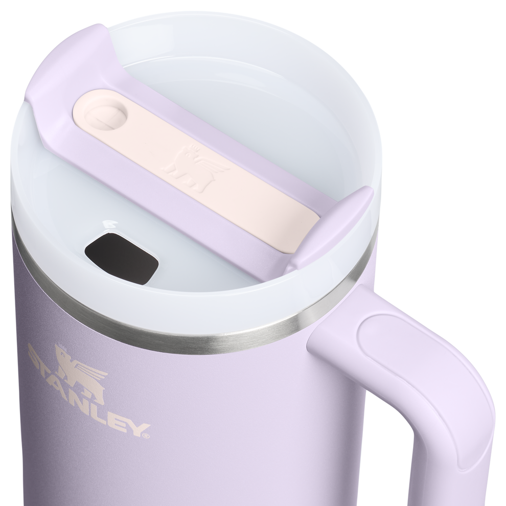 Lifestyn Lavender Insulated Travel Tumbler with Handle & Straw