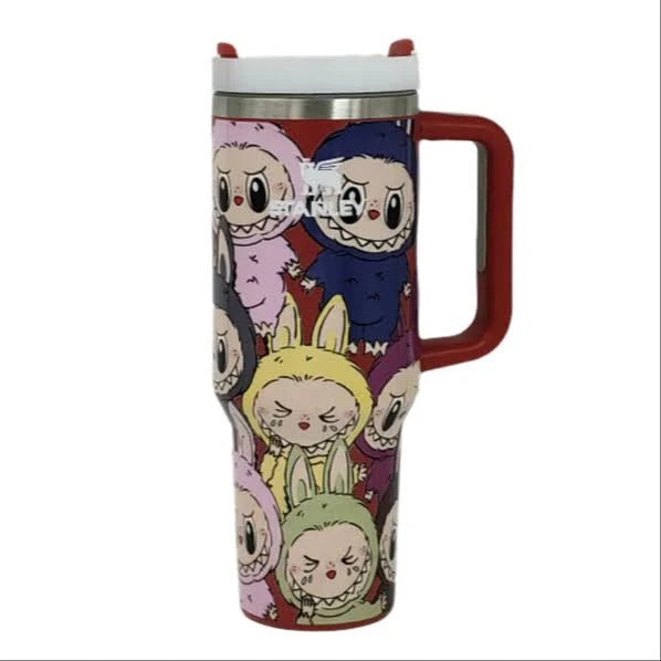 LifeStyn Labubu Character Insulated Tumbler - Blood Red