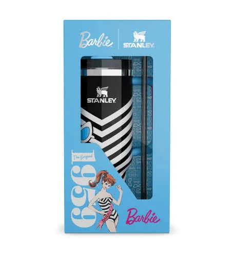 Lifestyn Barbie Ken Striped Insulated Travel Tumbler - Limited Edition